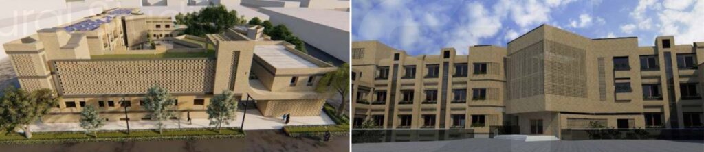 دودکش خورشیدی؛ راهکاری برای کاهش مصرف انرژی در ساختمان 1 نمای دودکش خورشیدی در مدرسهی سبز قزوین، Rymast