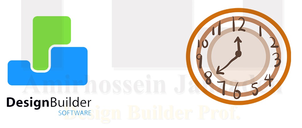 بسته آموزشی برنامه زمانی و توزیع دمایی در نرمافزار DesignBuilder 1 Air Temperature Distribution and Timing in Designbuilder software-برنامه زمانی و توزیع دمایی