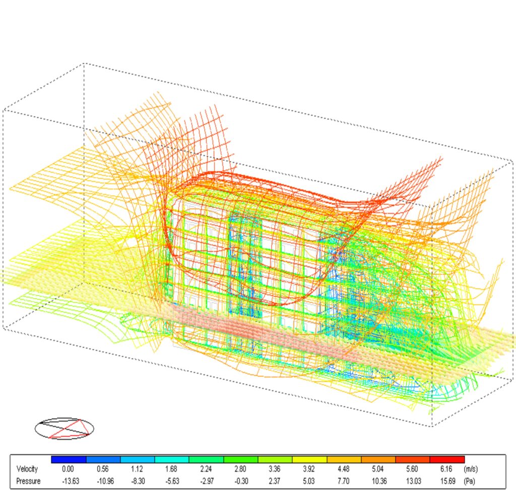 آموزش تحلیل CFD خارجی و داخلی در DesignBuilder | شبیهسازی جریان هوا و تهویه ساختمان 4 External & Internal CFD Analysis in Buildings-Amirhossein Janzadeh-Rymast-01