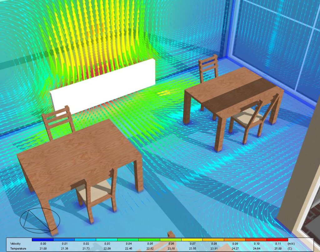 آموزش تحلیل CFD خارجی و داخلی در DesignBuilder | شبیهسازی جریان هوا و تهویه ساختمان 2 External & Internal CFD Analysis in Buildings-Amirhossein Janzadeh-Rymast-01