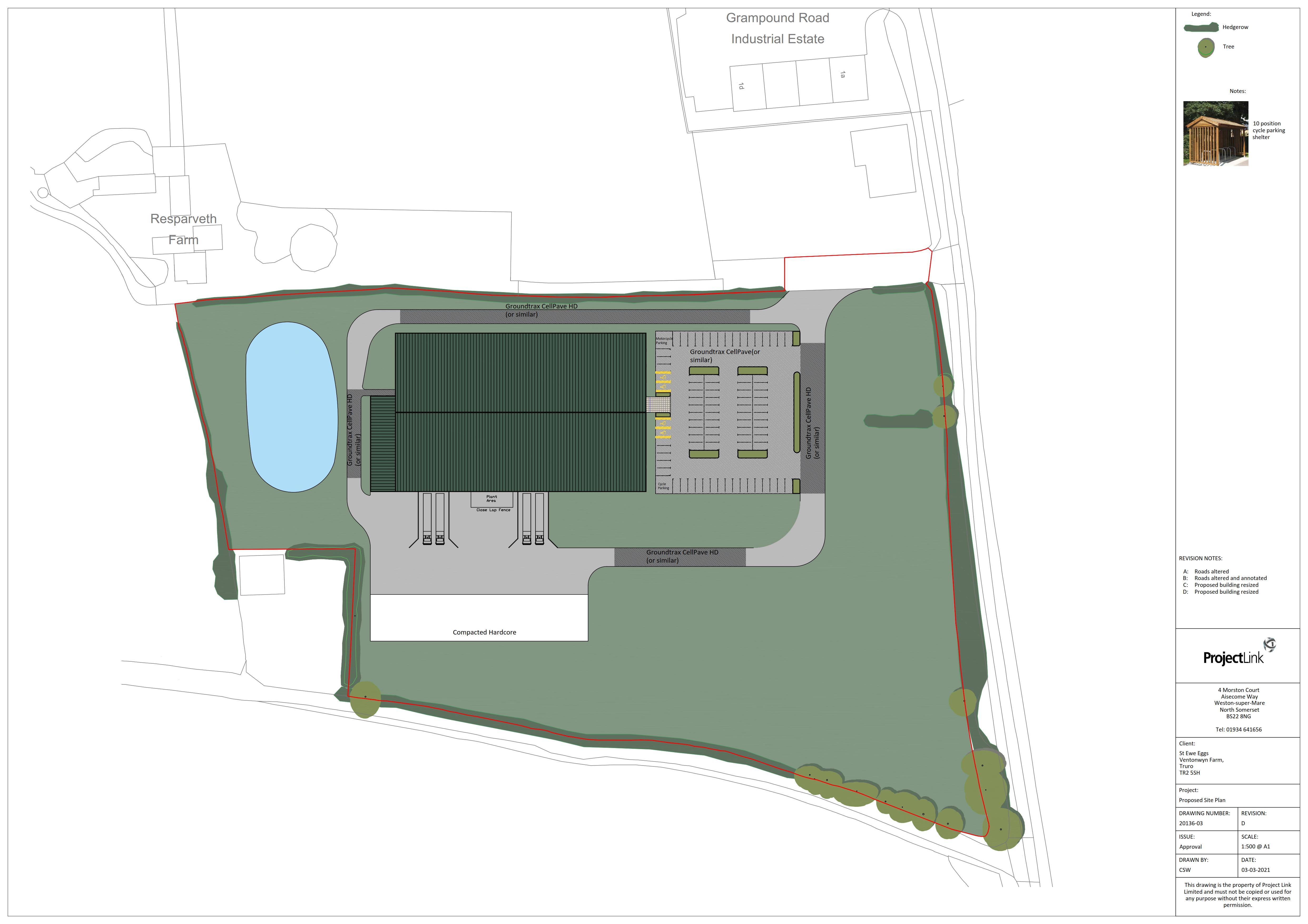 20136 03 Proposed Site Plan Rev D 001 - گروه معماری رایمست