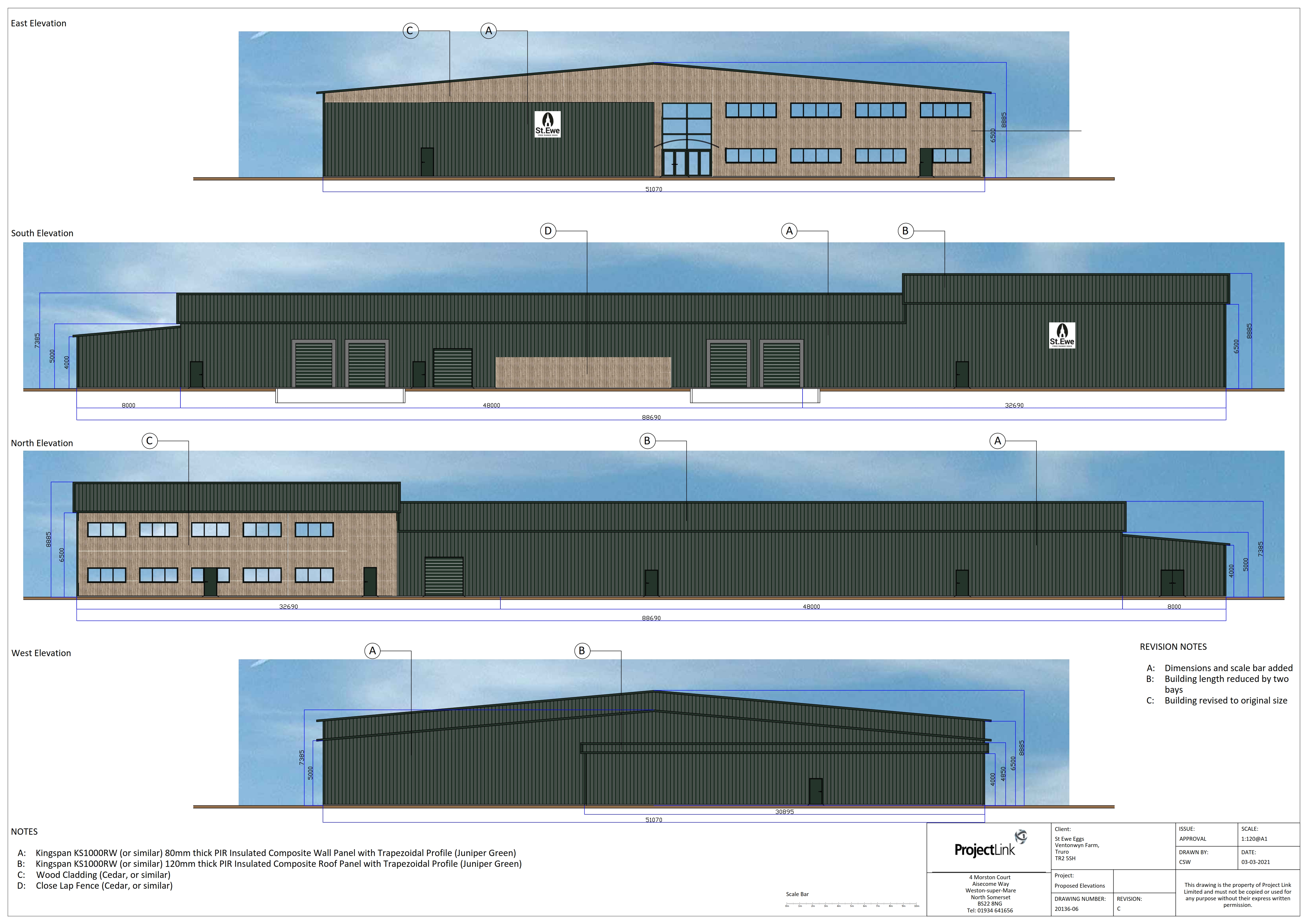 20136 06 Proposed Elevations Rev C 001 - گروه معماری رایمست