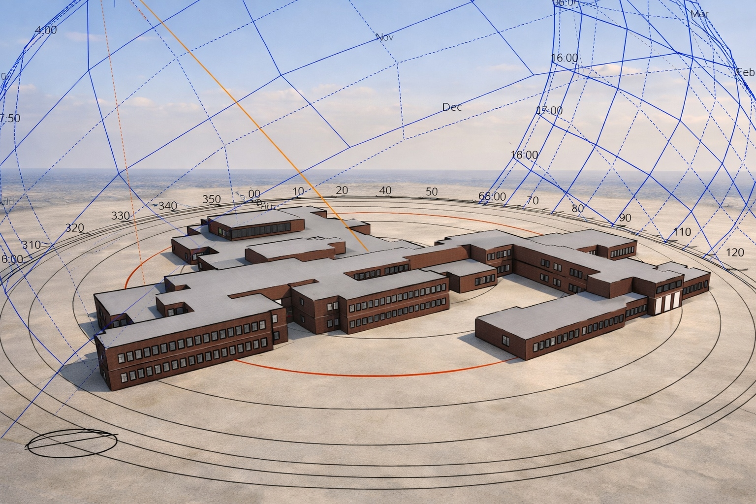 Razi University designbuilder render1 - گروه معماری رایمست