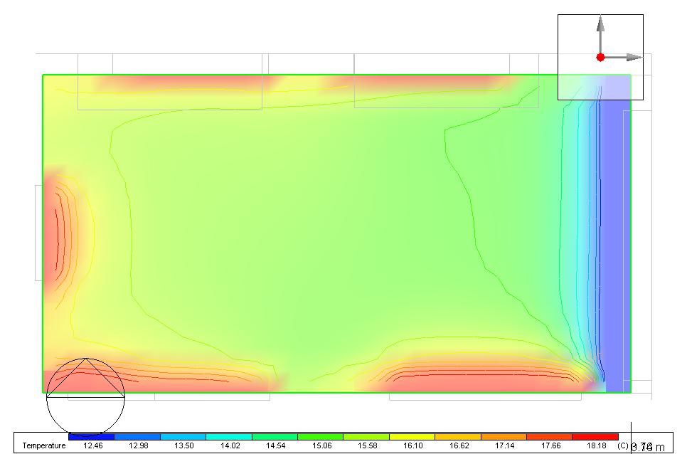 Temperature Bock 1 Zone 4 plan view 01 2 - گروه معماری رایمست
